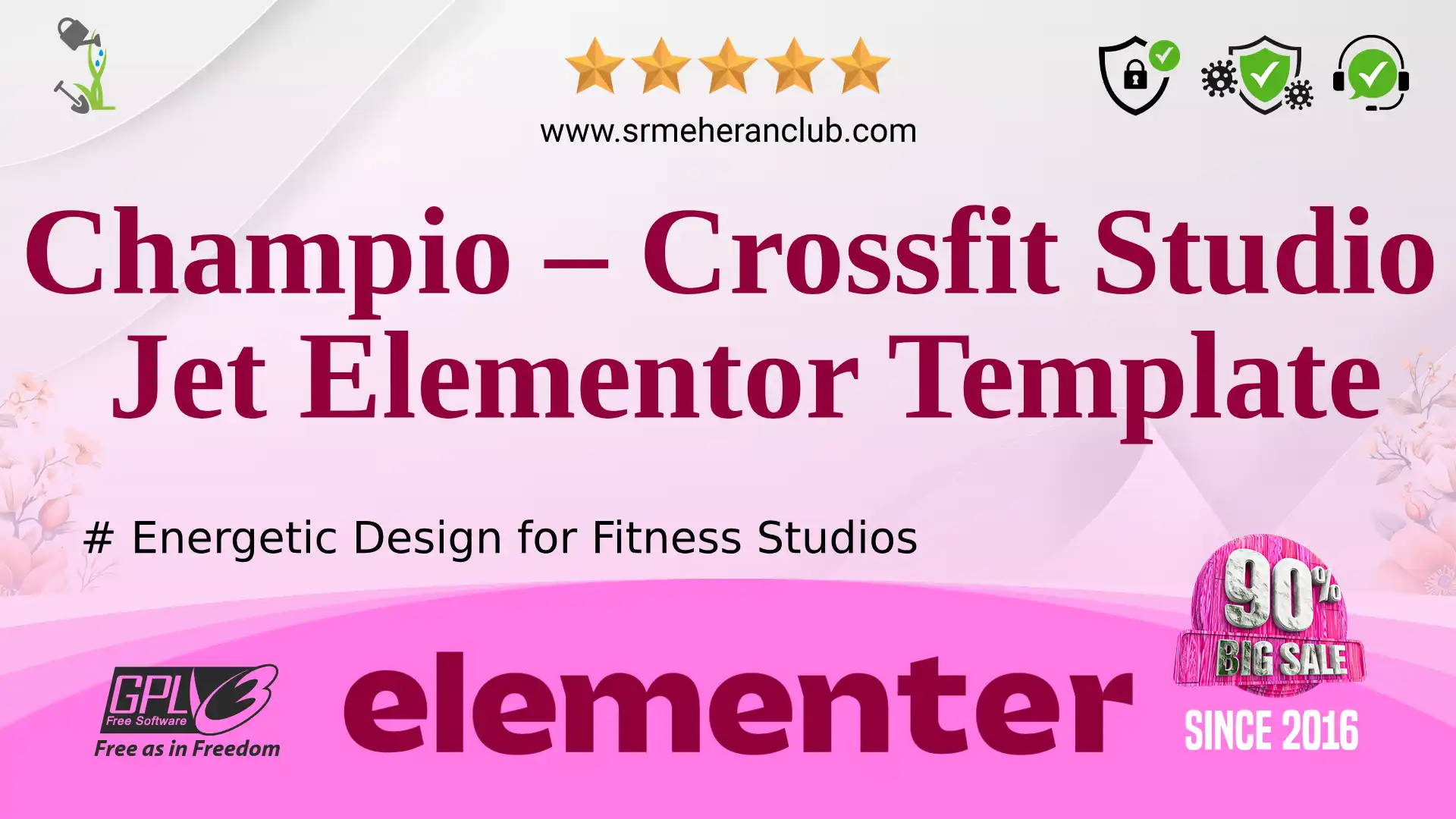 Champio – Crossfit Studio Jet Elementor Template — Elementor Kit by Templatemonster