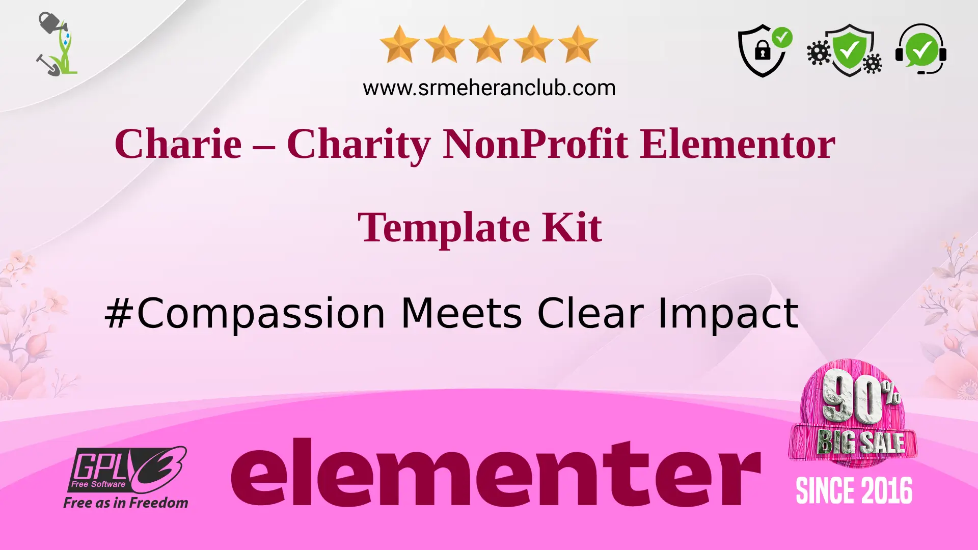 Charie – Charity NonProfit Elementor Template Kit