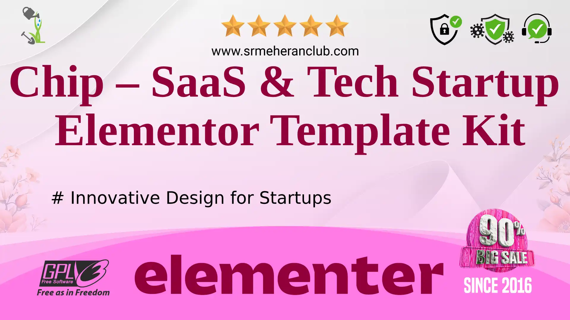 Chip – SaaS & Tech Startup Elementor Template Kit — Elementor Kit by Themeforest