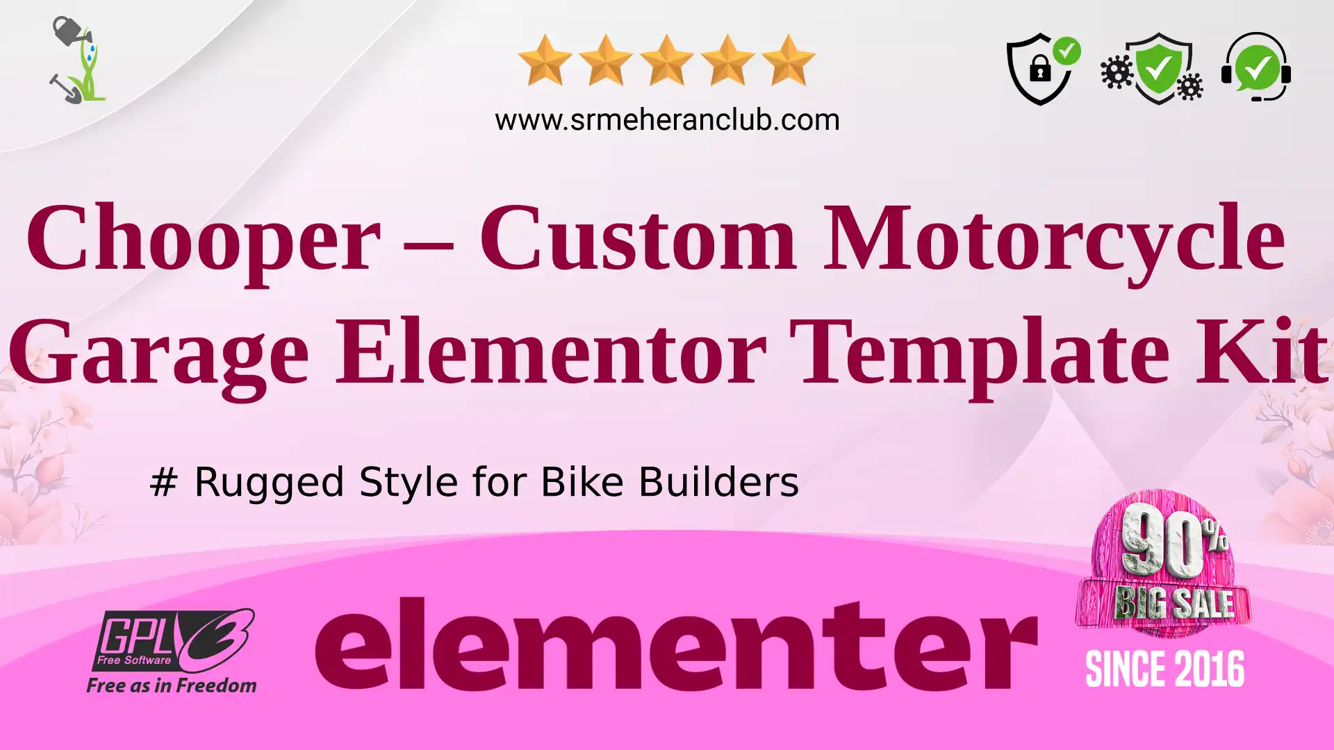 Chooper – Custom Motorcycle Garage Elementor Template Kit — Elementor Kit by Themeforest