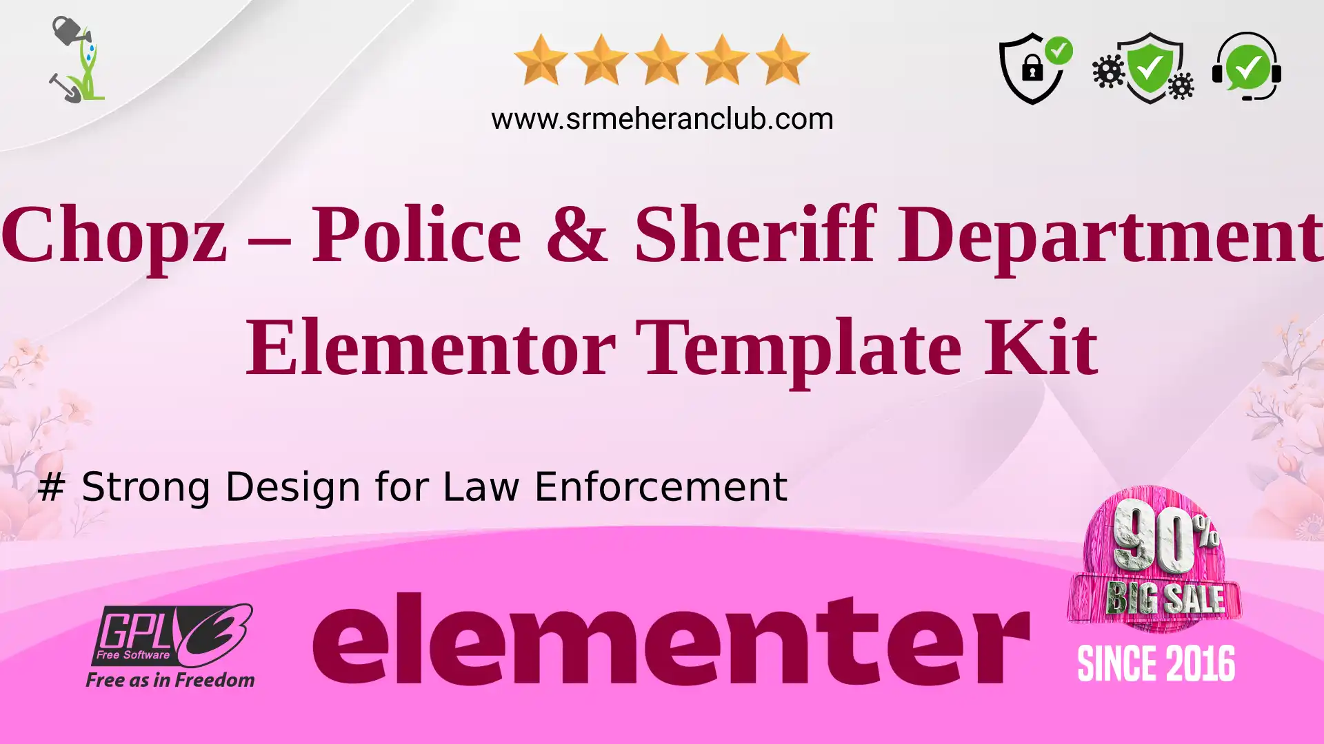 Chopz – Police & Sheriff Department Elementor Template Kit — Elementor Kit by Themeforest