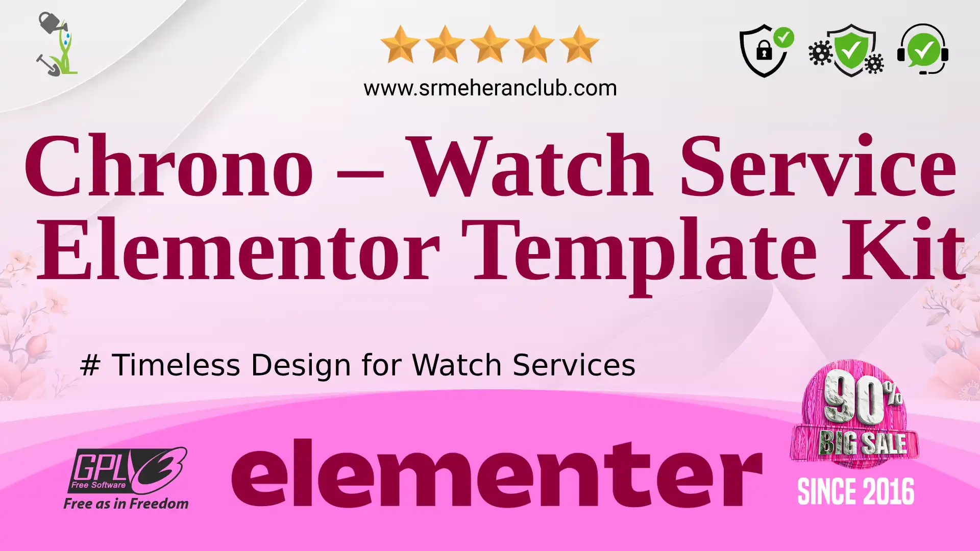 Chrono – Watch Service Elementor Template Kit — Elementor Kit by Themeforest