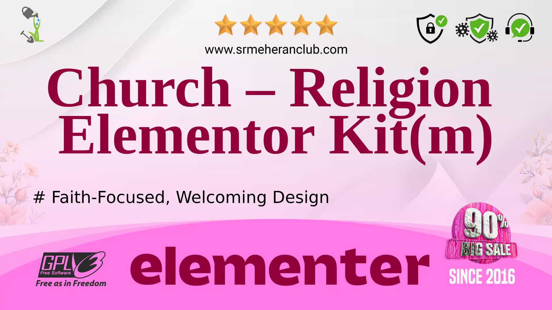 Church – Religion Elementor Kit(m) — Elementor Kit by Templatemonster