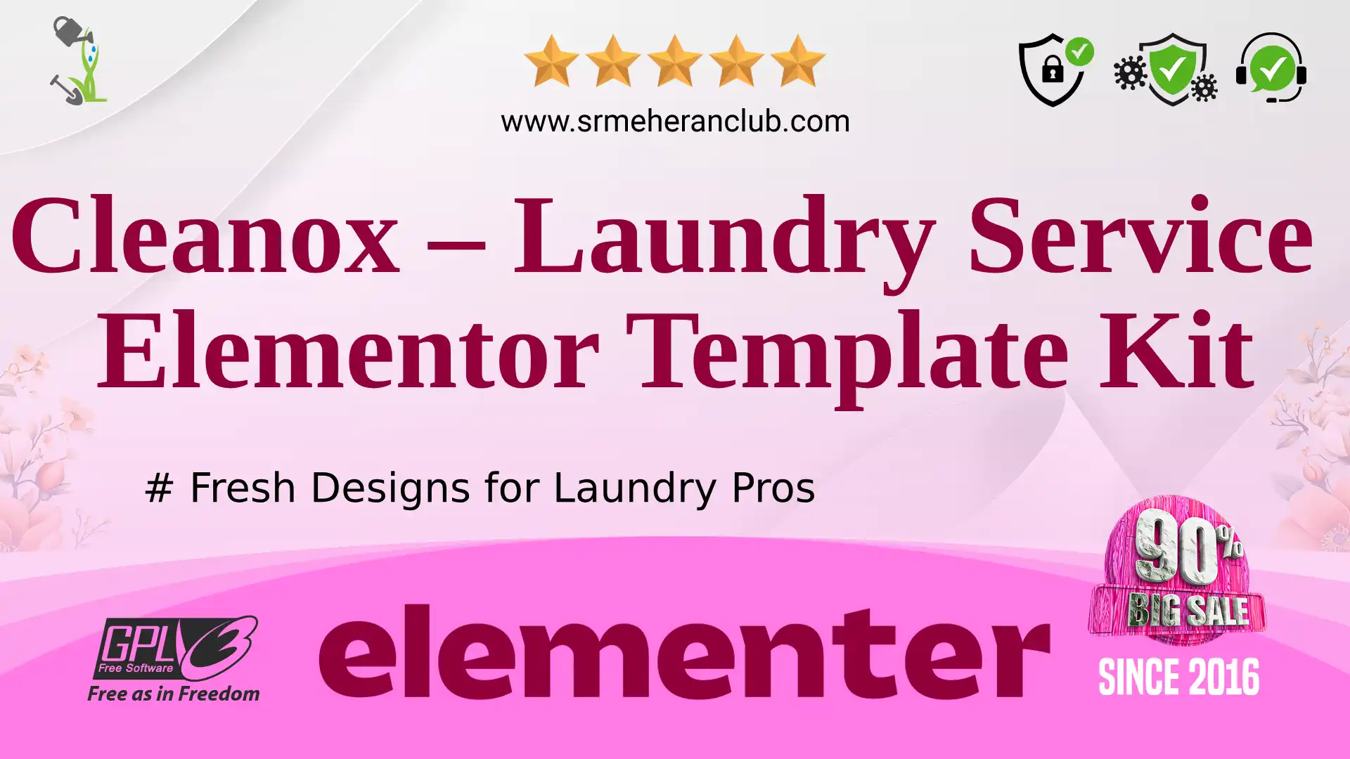 Cleanox – Laundry Service Elementor Template Kit — Elementor Kit by Themeforest