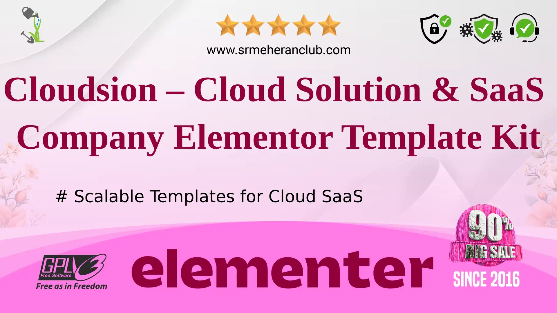 Cloudsion – Cloud Solution & SaaS Company Elementor Template Kit