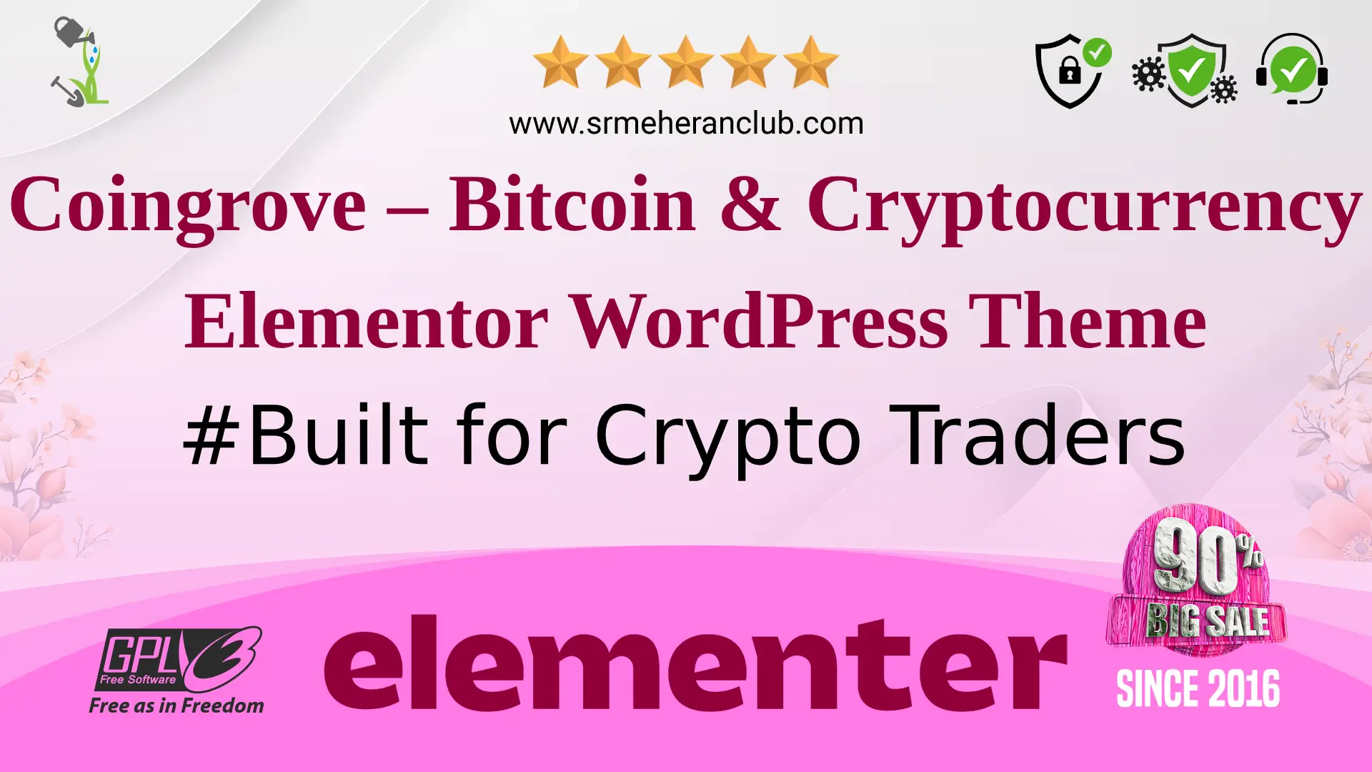 Coingrove – Bitcoin & Cryptocurrency Elementor WordPress Theme