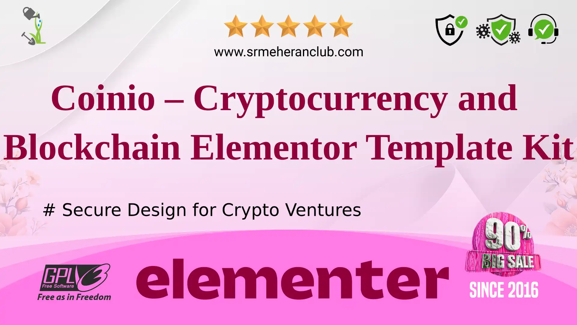 Coinio – Cryptocurrency and Blockchain Elementor Template Kit — Elementor Kit by Templatemonster