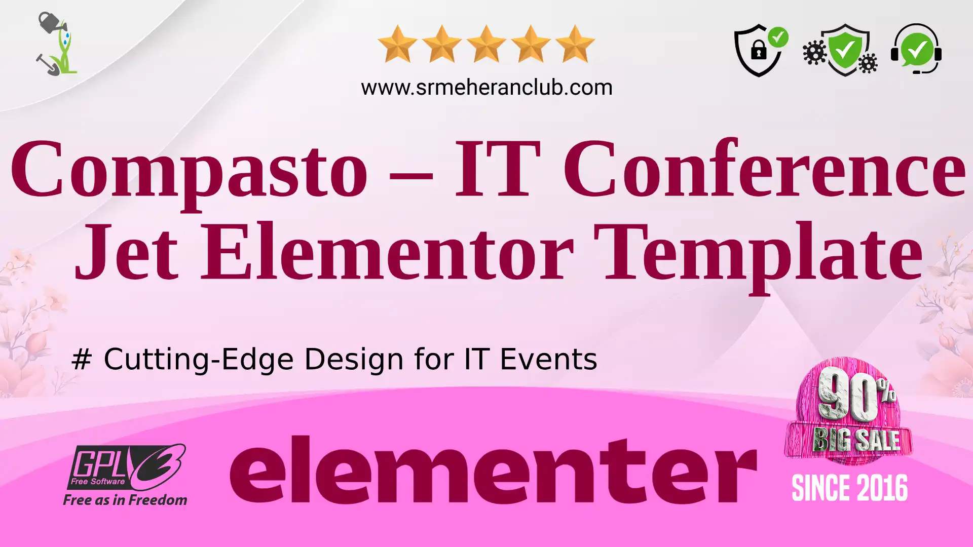 Compasto – IT Conference Jet Elementor Template — Elementor Kit by Templatemonster