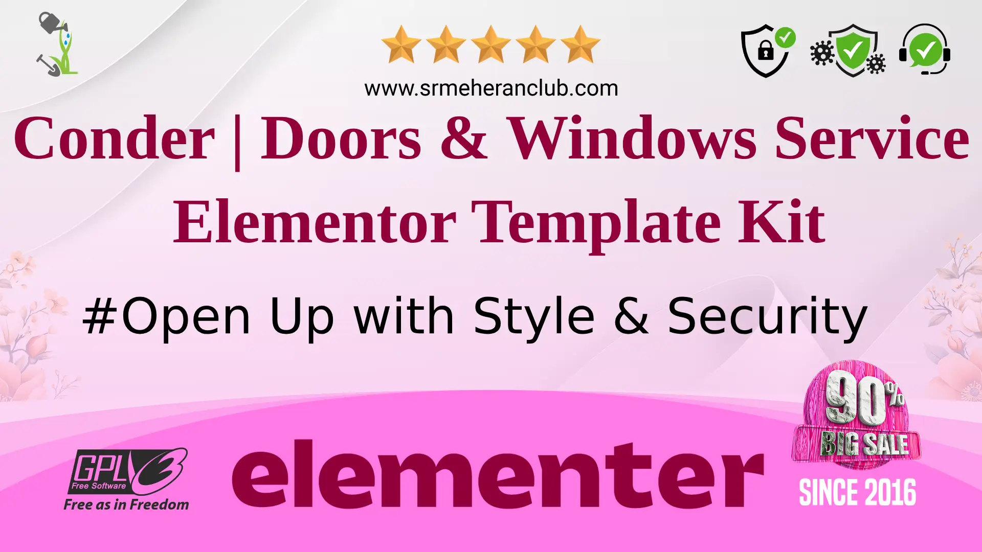 Conder | Doors & Windows Service Elementor Template Kit