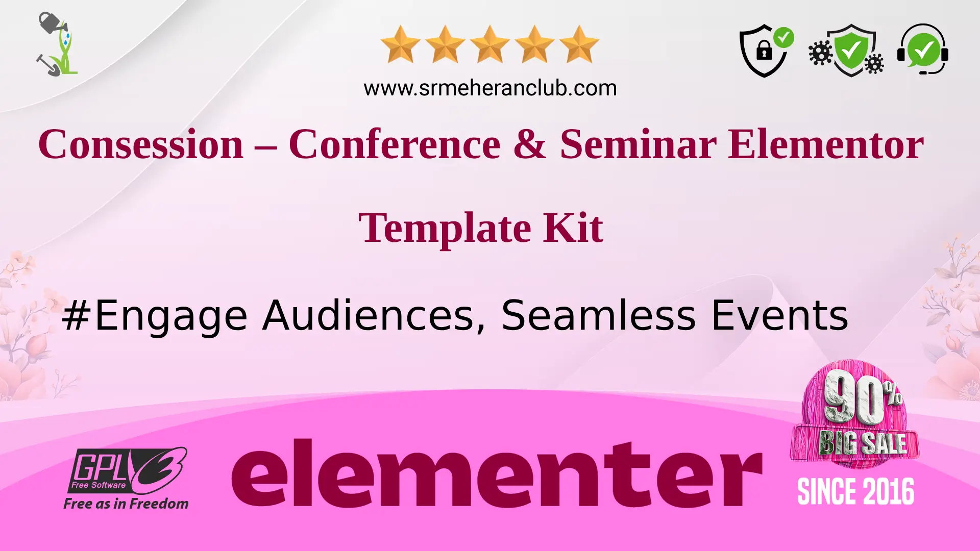 Consession – Conference & Seminar Elementor Template Kit