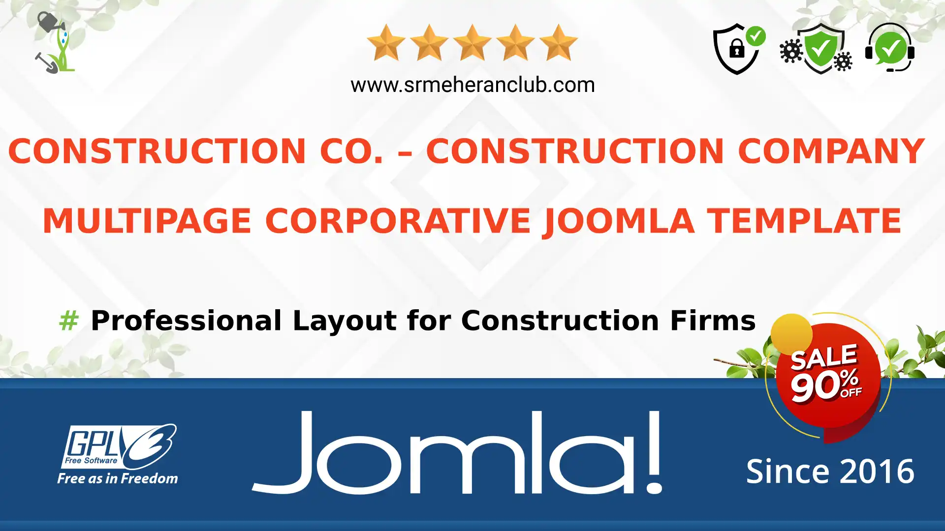 Construction Co. – Construction Company Multipage Corporative Joomla Template