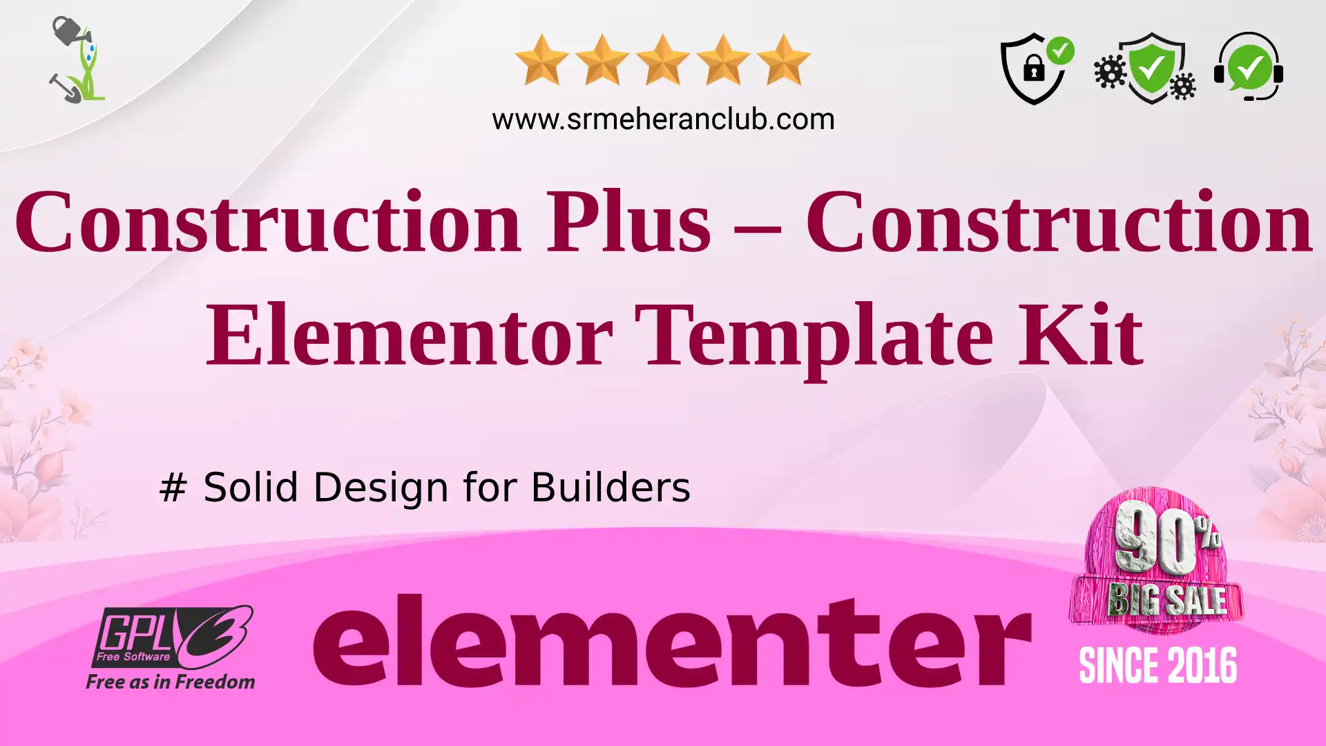 Construction Plus – Construction Elementor Template Kit