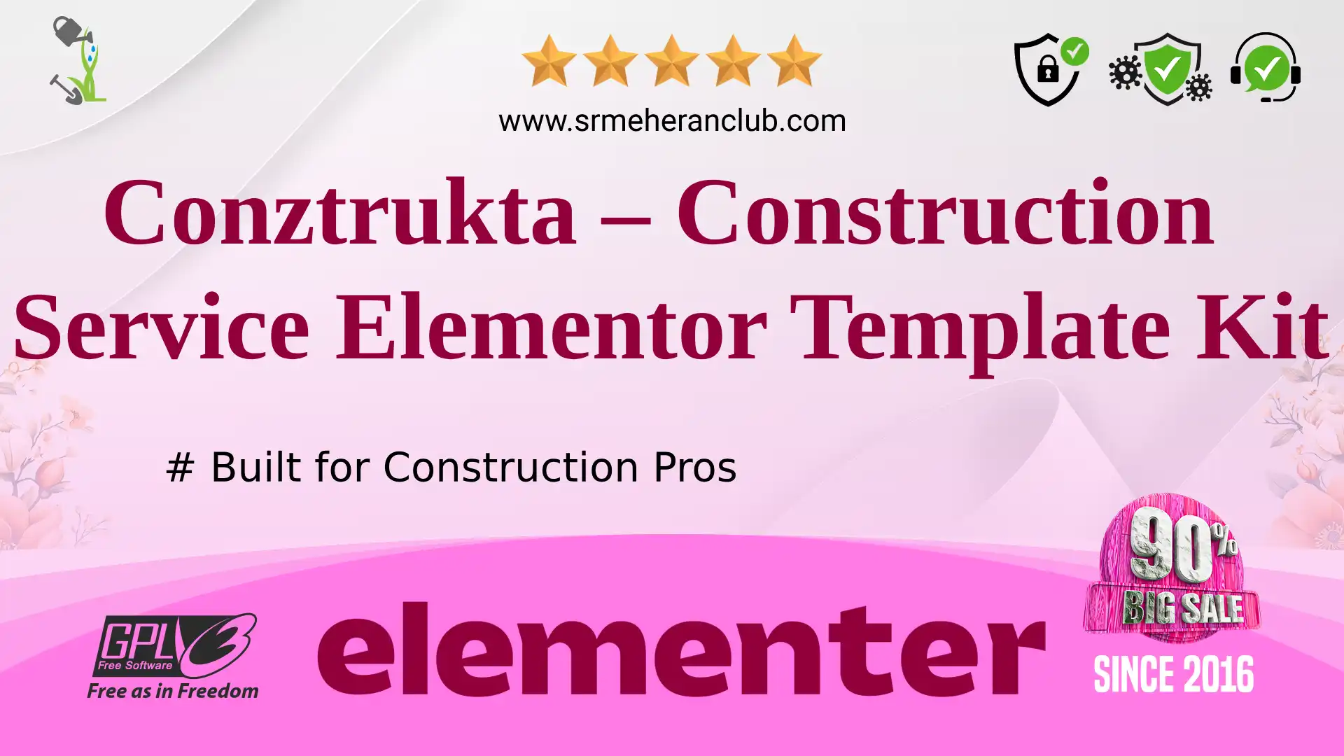 Conztrukta – Construction Service Elementor Template Kit — Elementor Kit by Themeforest