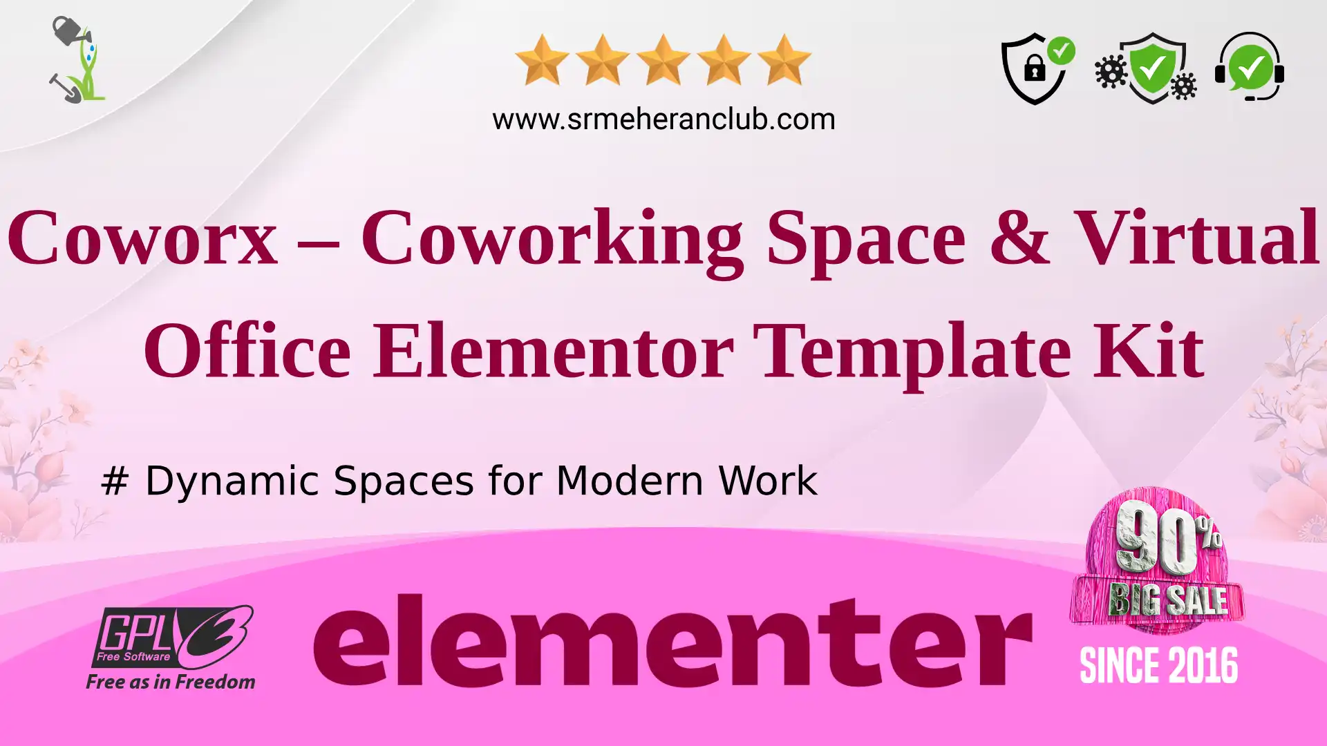 Coworx – Coworking Space & Virtual Office Elementor Template Kit