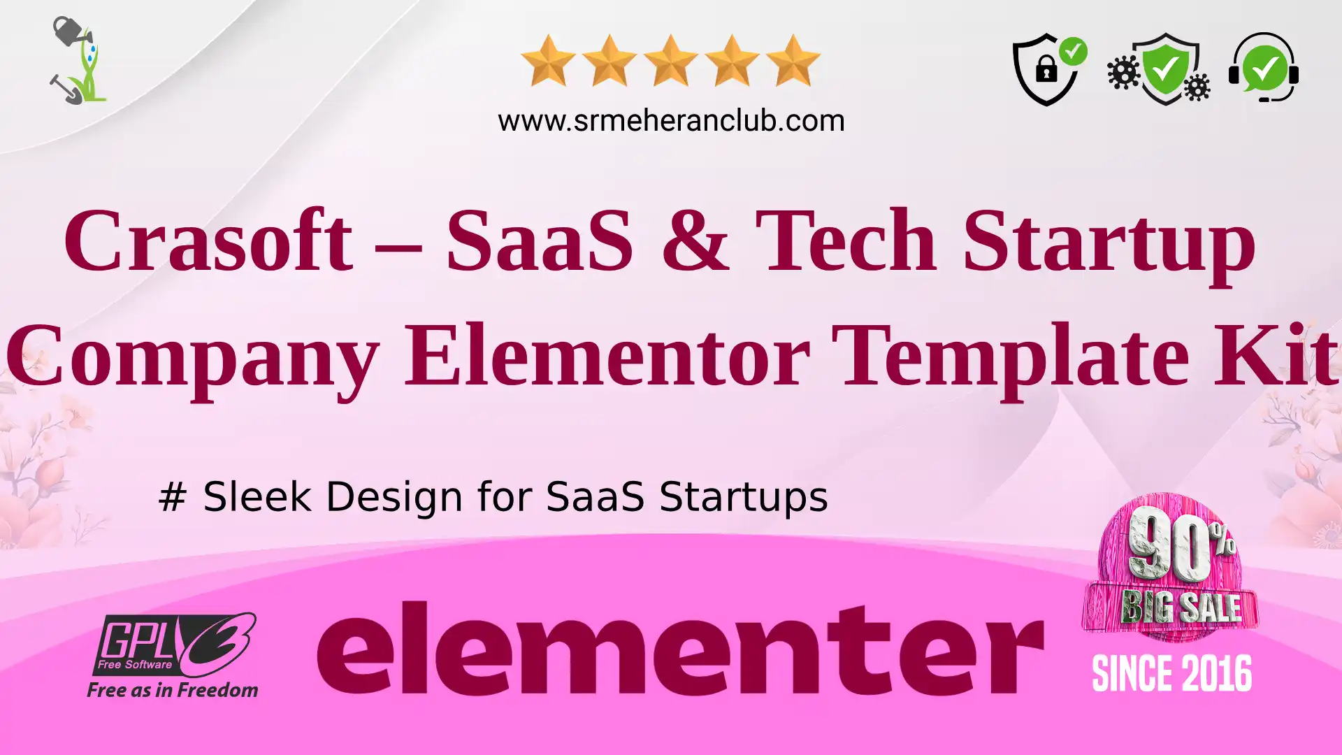 Crasoft – SaaS & Tech Startup Company Elementor Template Kit — Elementor Kit by Themeforest