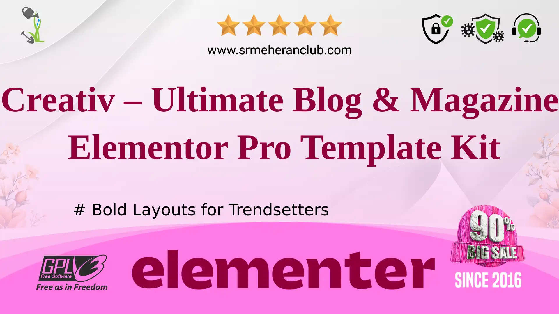 Creativ – Ultimate Blog & Magazine Elementor Pro Template Kit — Elementor Kit by Themeforest