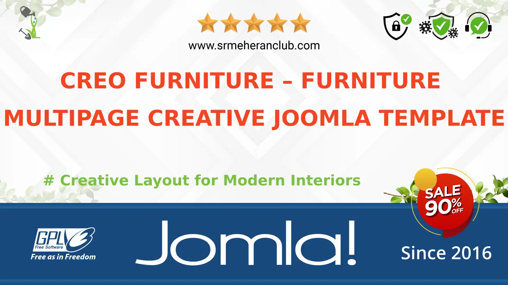Creo Furniture – Furniture Multipage Creative Joomla Template — Theme by Templatemonster