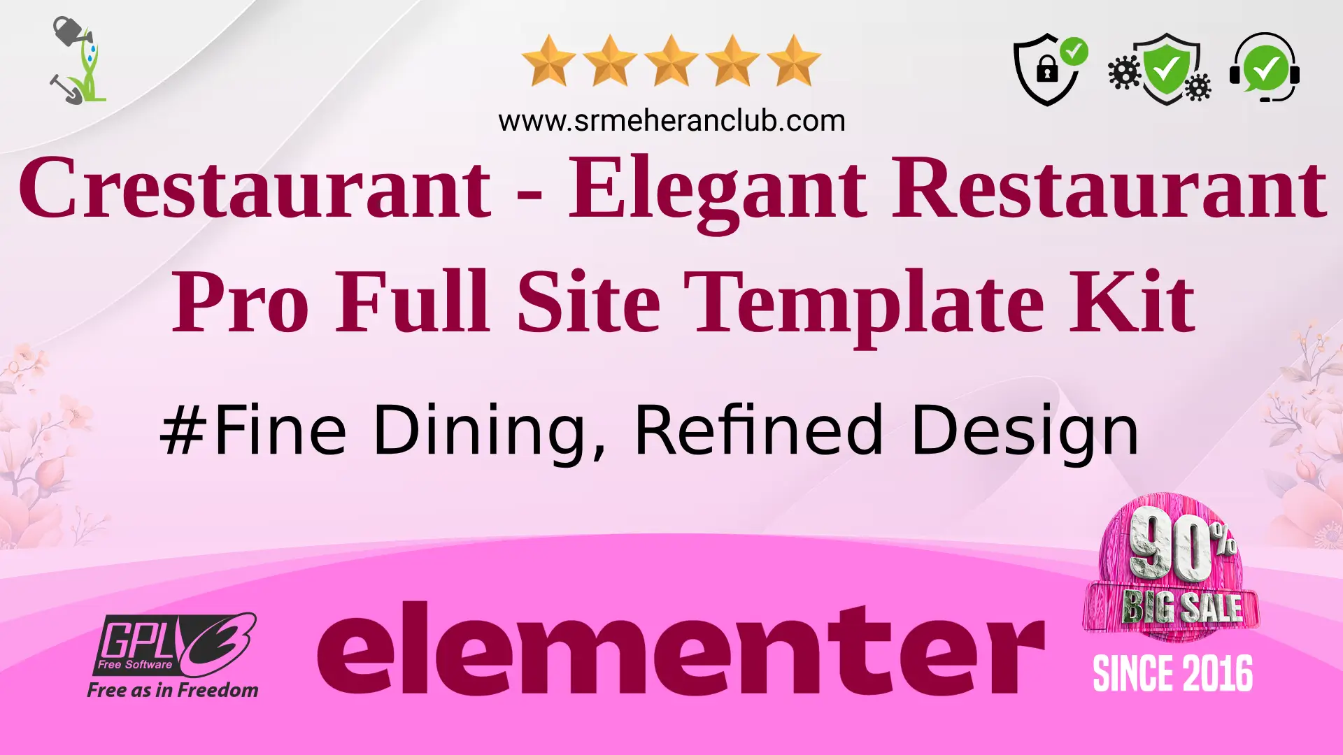 Crestaurant – Elegant Restaurant Pro Full Site Template Kit