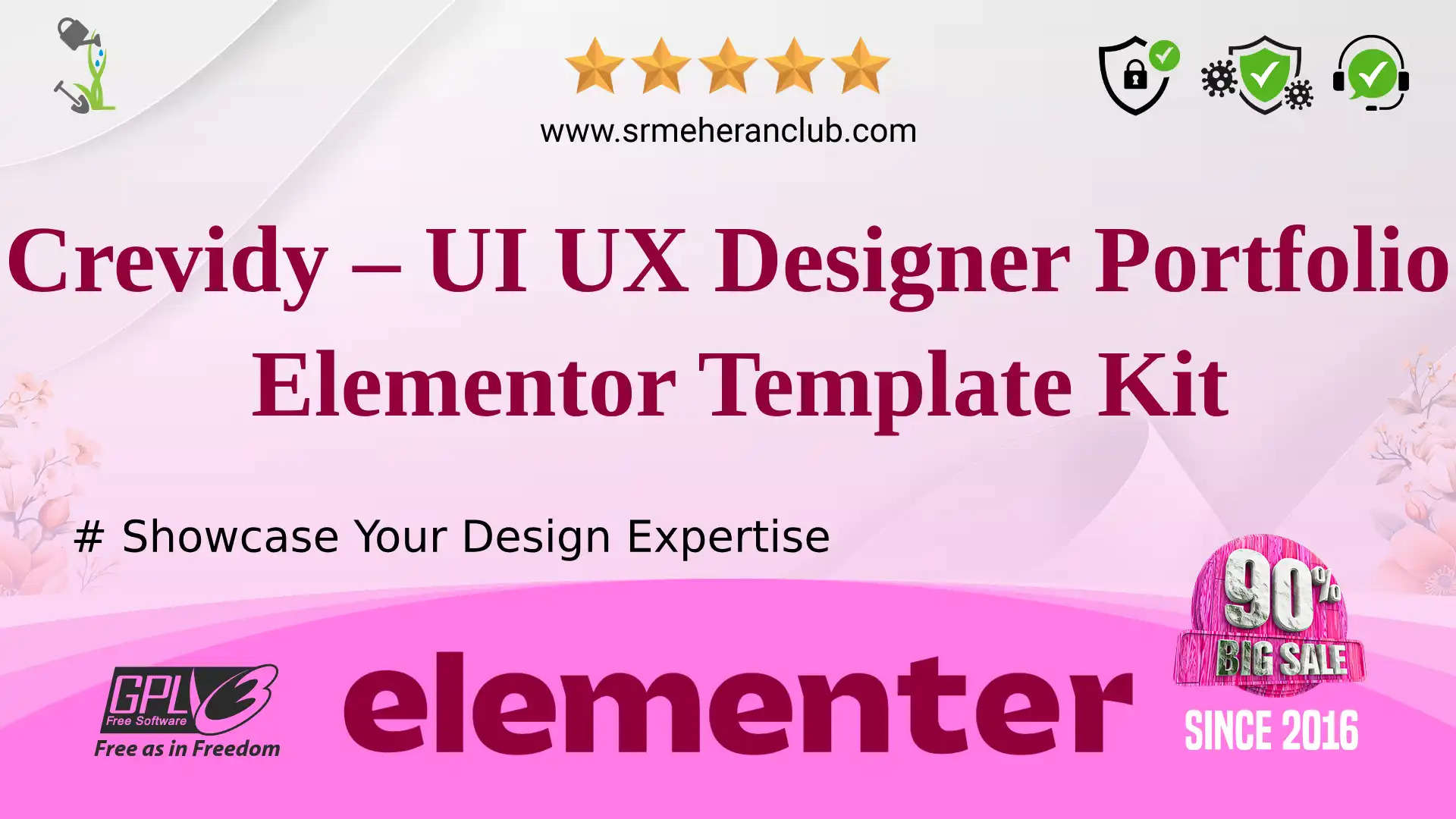 Crevidy – UI UX Designer Portfolio Elementor Template Kit — Elementor Kit by Themeforest