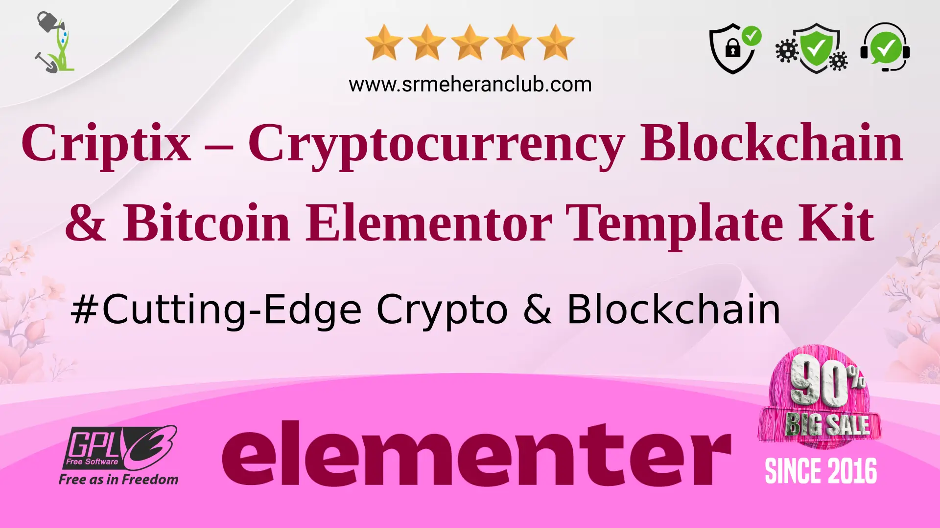 Criptix – Cryptocurrency Blockchain & Bitcoin Elementor Template Kit — Elementor Kit by Themeforest