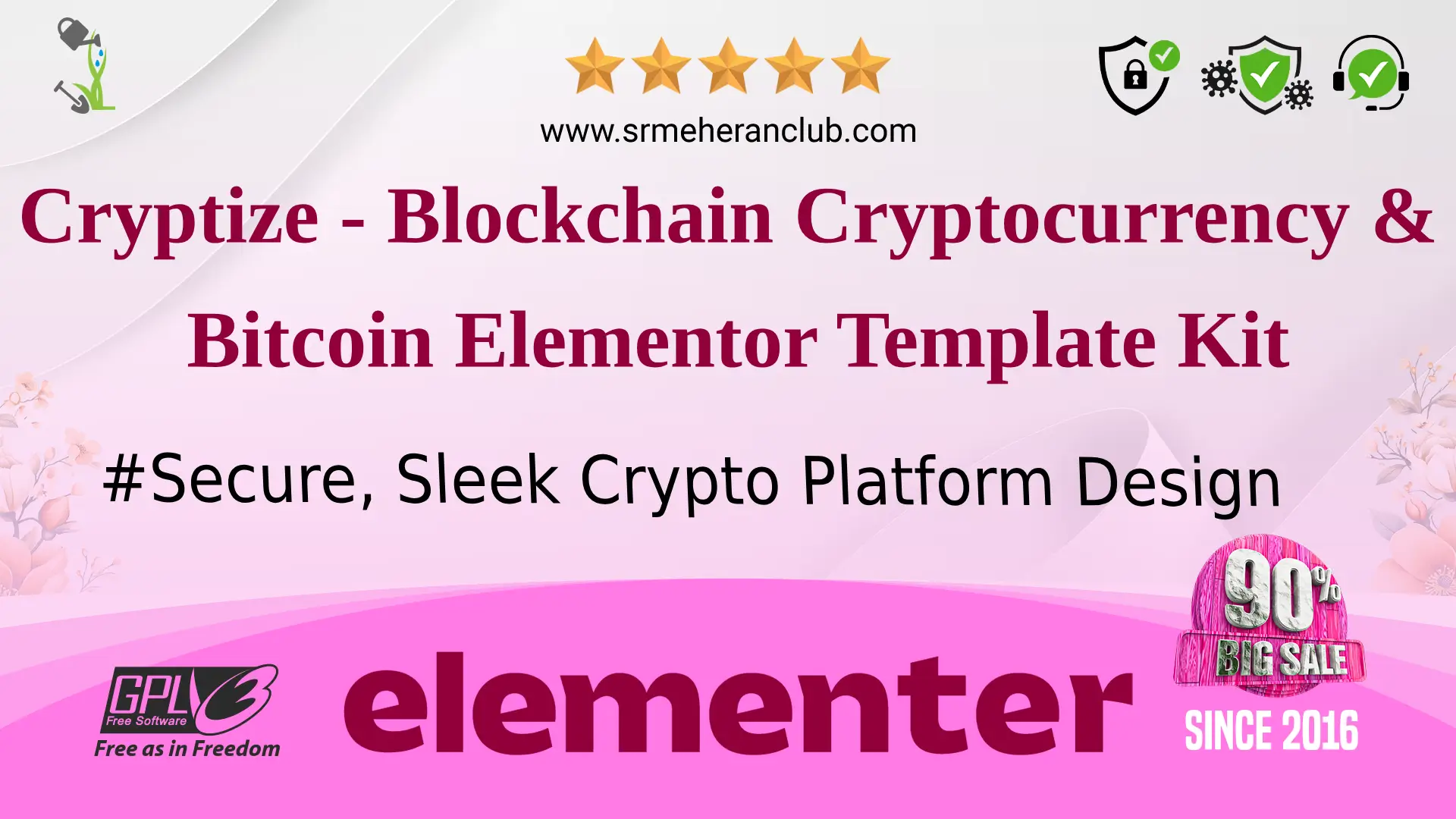 Cryptize – Blockchain Cryptocurrency & Bitcoin Elementor Template Kit — Elementor Kit by Themeforest