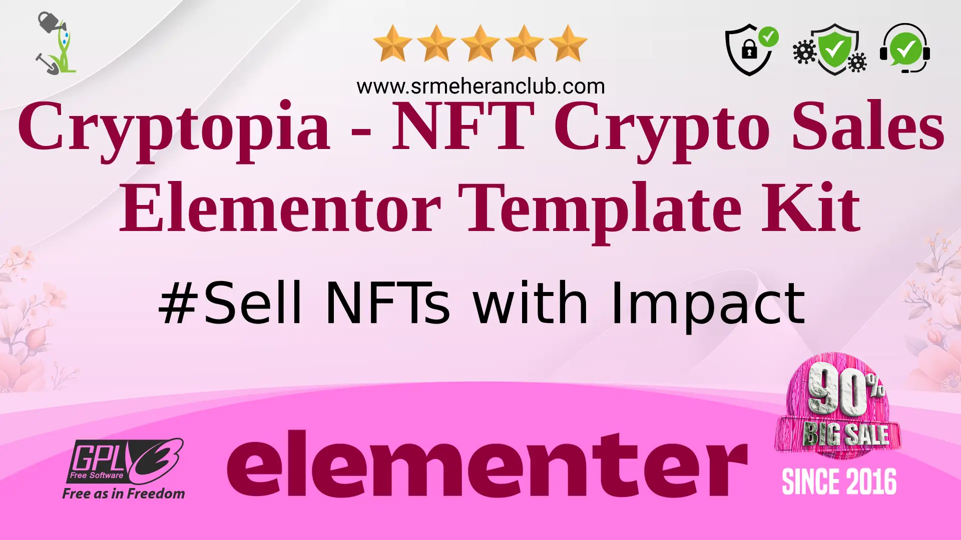 Cryptopia – NFT Crypto Sales Elementor Template Kit — Elementor Kit by Themeforest