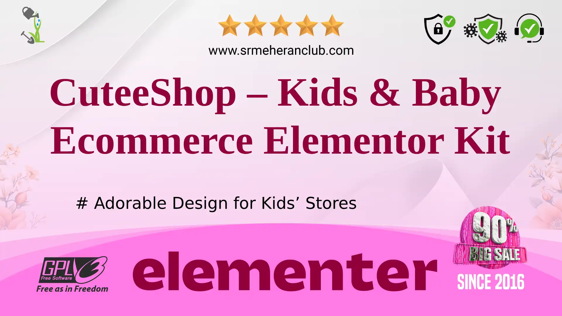 CuteeShop – Kids & Baby Ecommerce Elementor Kit