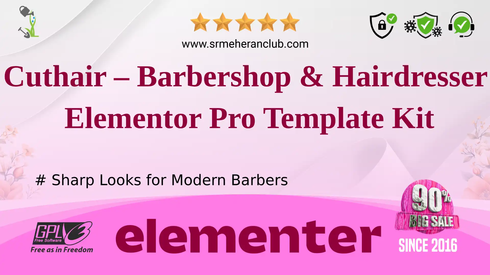 Cuthair – Barbershop & Hairdresser Elementor Pro Template Kit — Elementor Kit by Themeforest