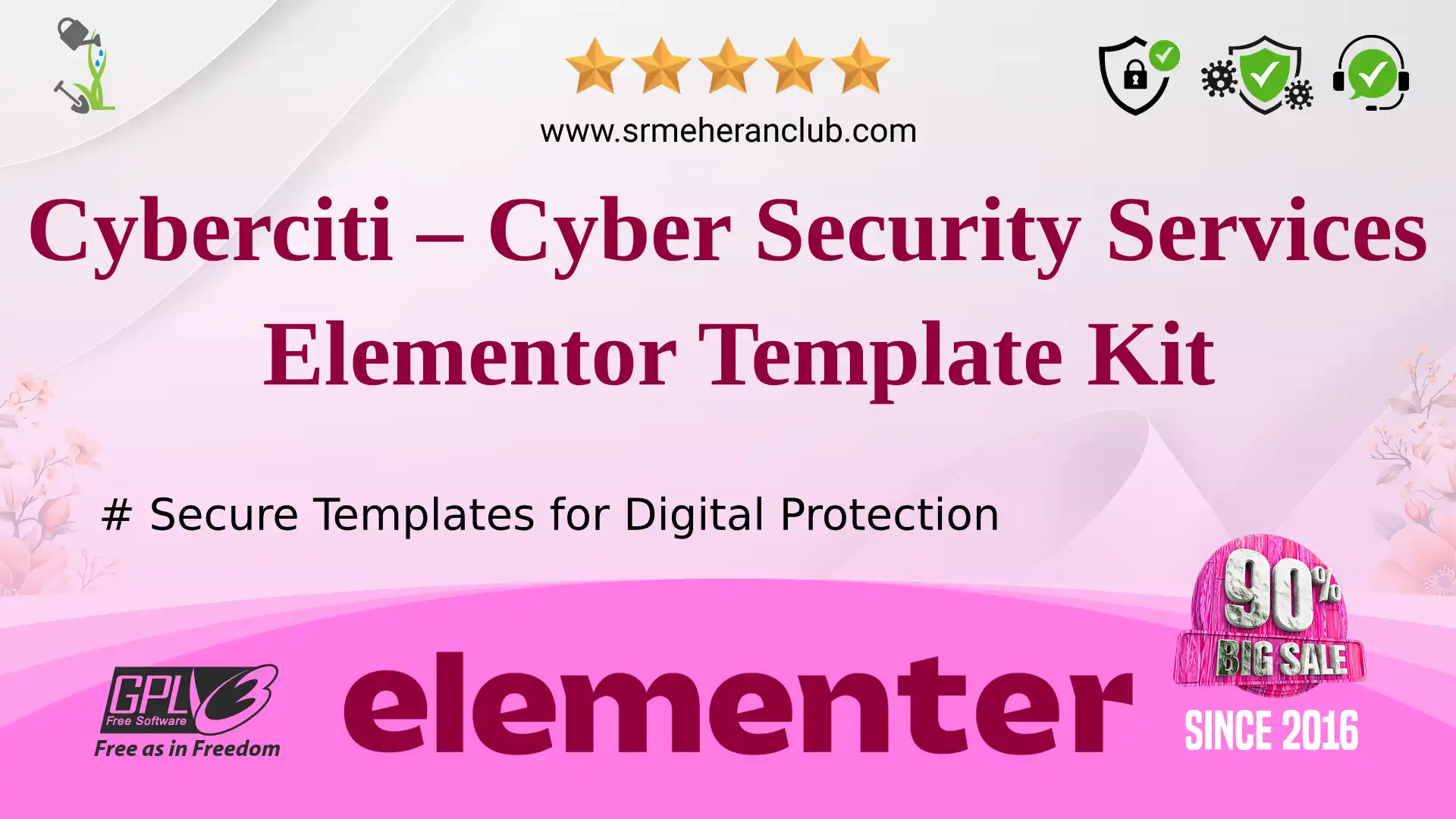 Cyberciti – Cyber Security Services Elementor Template Kit — Elementor Kit by Themeforest