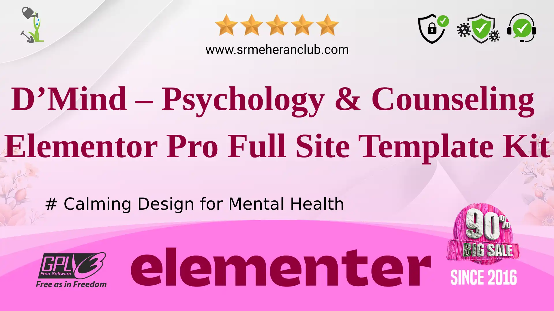 D’Mind – Psychology & Counseling Elementor Pro Full Site Template Kit — Elementor Kit by Themeforest