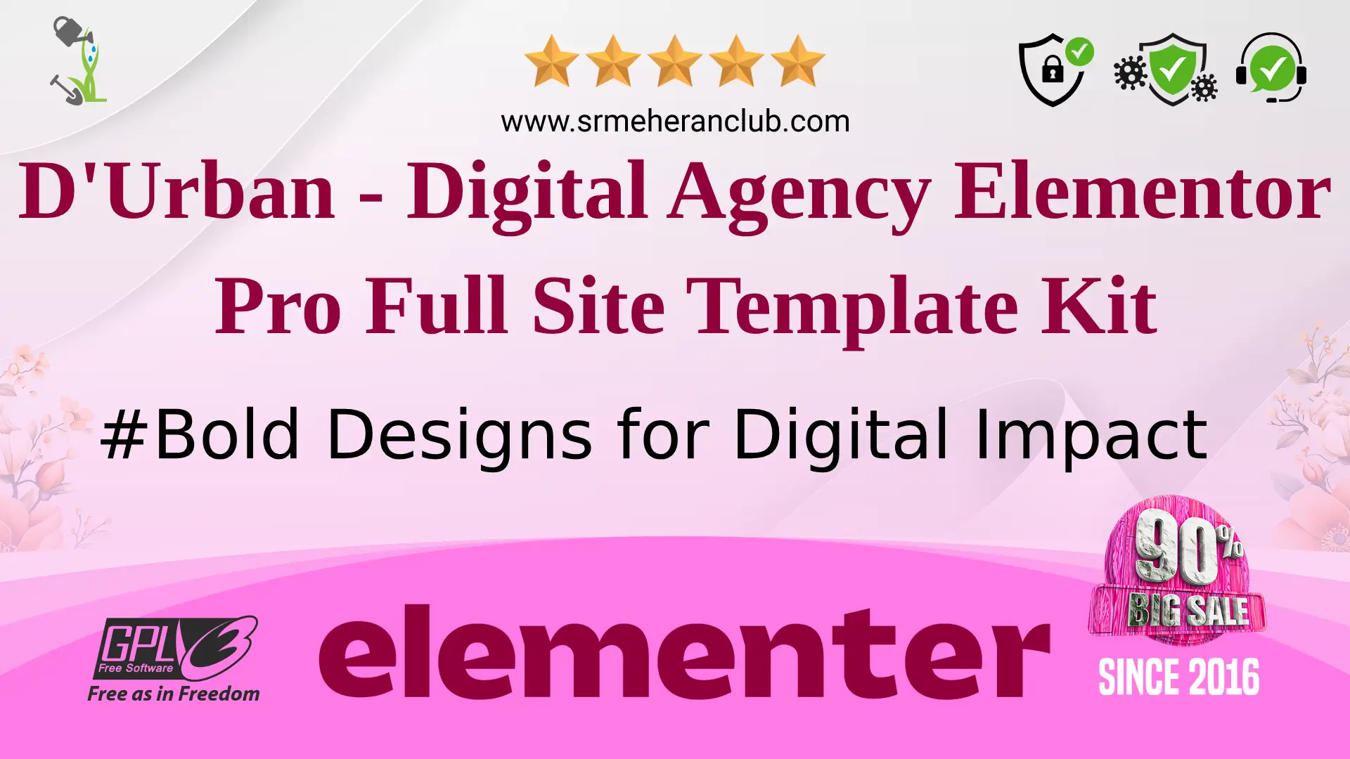 D’Urban – Digital Agency Elementor Pro Full Site Template Kit