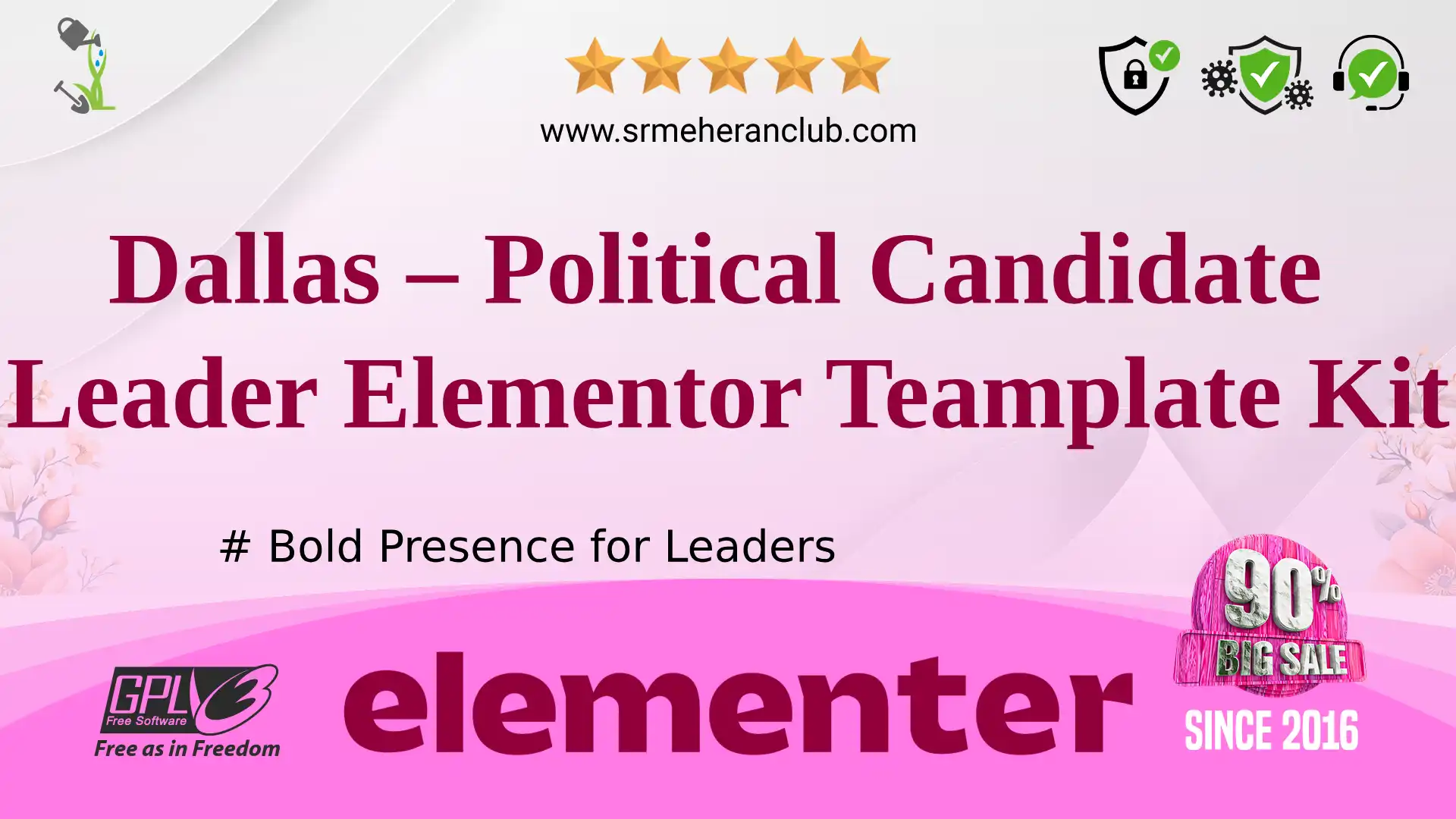 Dallas – Political Candidate Leader Elementor Teamplate Kit — Elementor Kit by Themeforest
