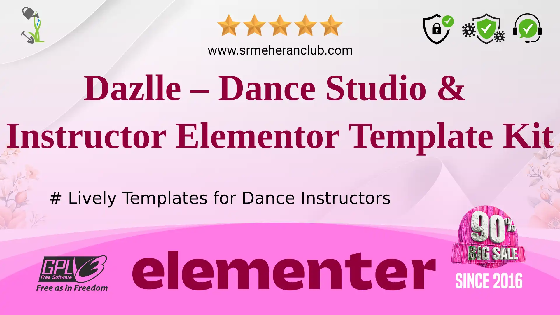 Dazlle – Dance Studio & Instructor Elementor Template Kit