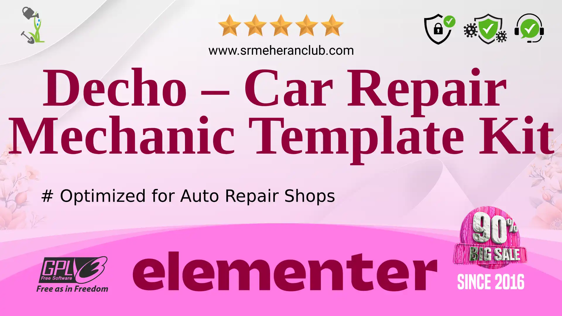 Decho – Car Repair Mechanic Template Kit — Elementor Kit by Themeforest