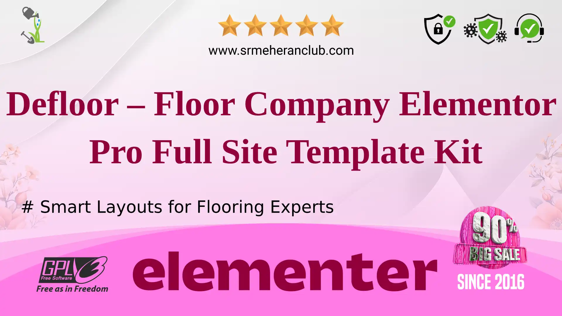 Defloor – Floor Company Elementor Pro Full Site Template Kit — Elementor Kit by Themeforest