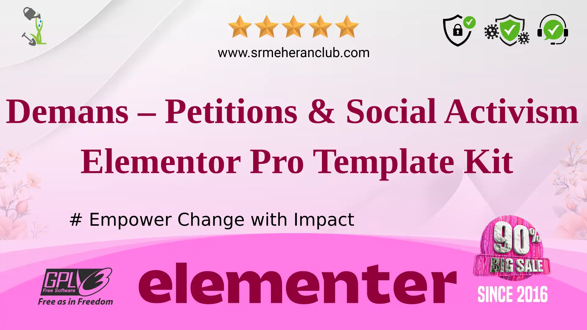 Demans – Petitions & Social Activism Elementor Pro Template Kit — Elementor Kit by Themeforest