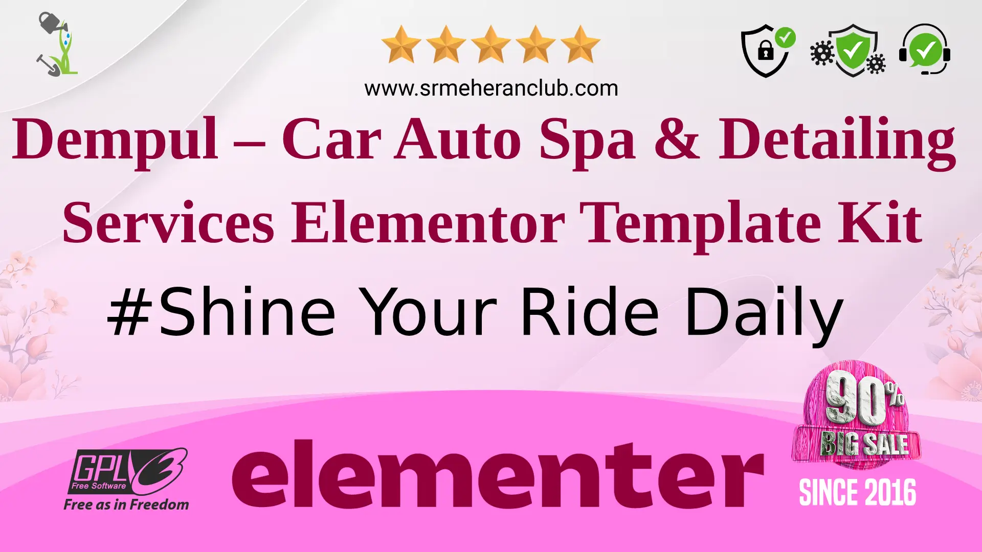 Dempul – Car Auto Spa & Detailing Services Elementor Template Kit