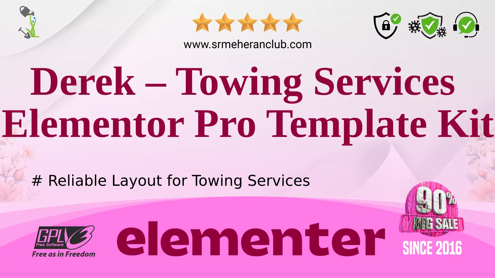 Derek – Towing Services Elementor Pro Template Kit — Elementor Kit by Themeforest