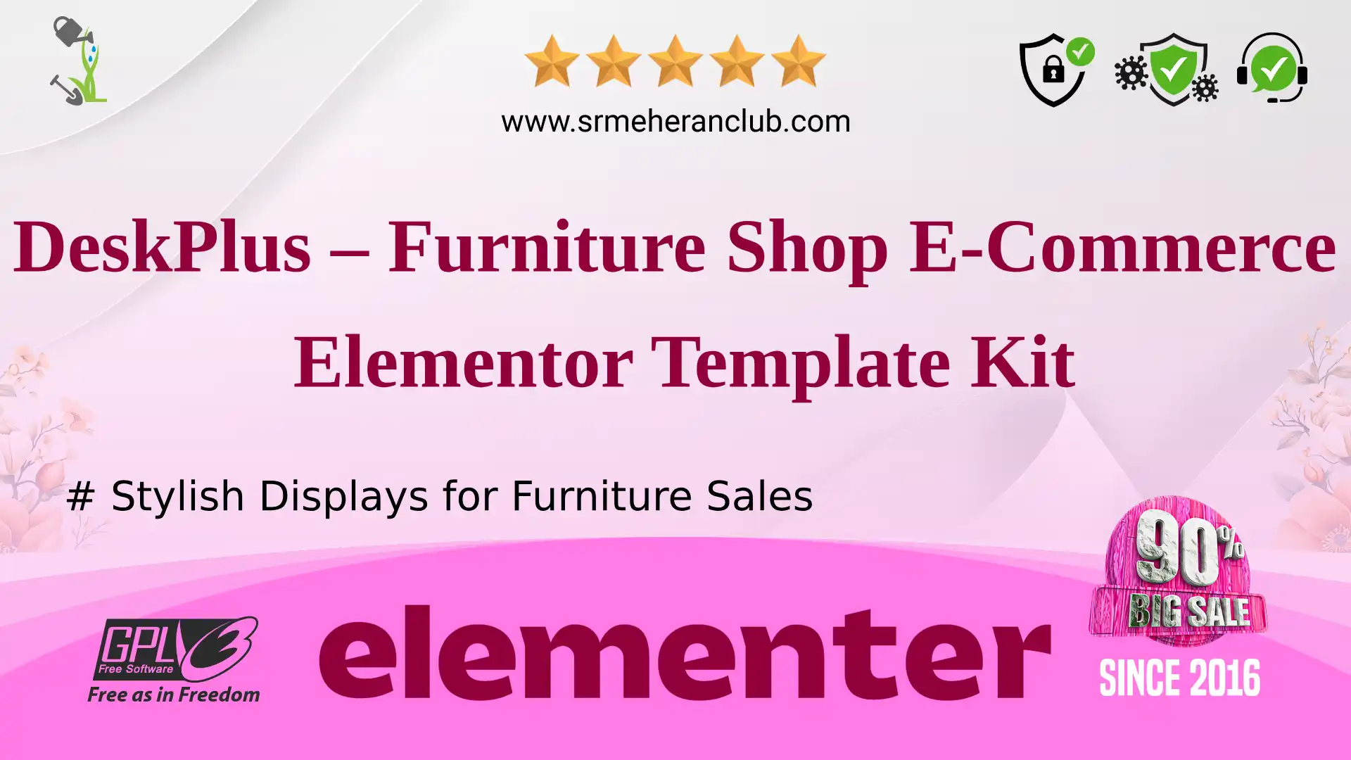 DeskPlus – Furniture Shop E-Commerce Elementor Template Kit