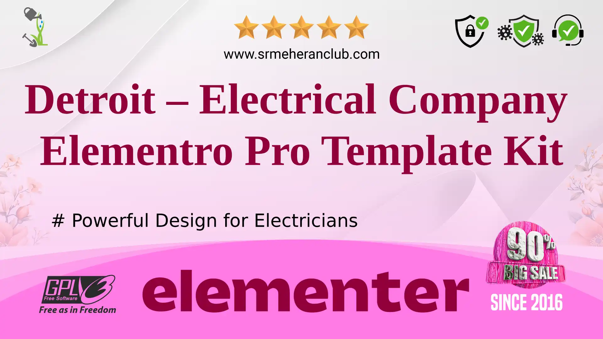 Detroit – Electrical Company Elementro Pro Template Kit