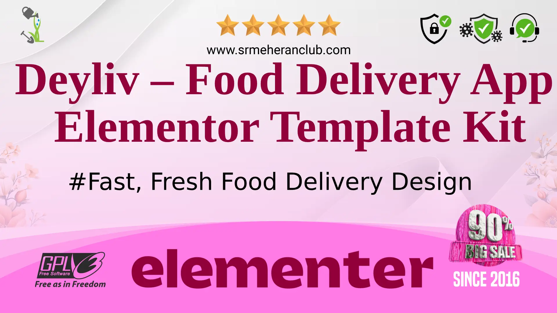 Deyliv – Food Delivery App Elementor Template Kit — Elementor Kit by Themeforest