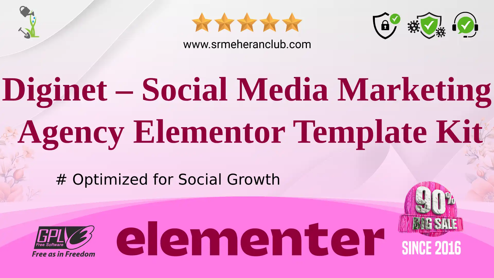 Diginet – Social Media Marketing Agency Elementor Template Kit