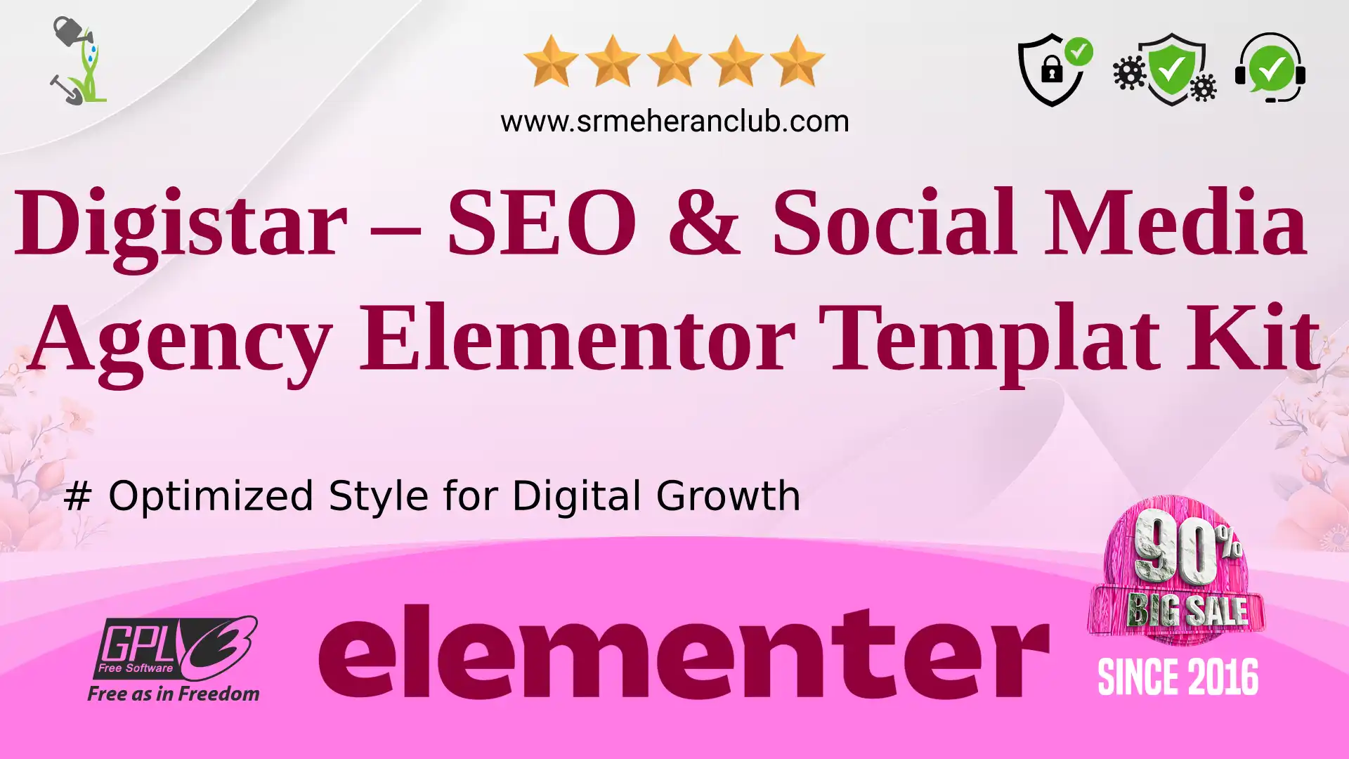 Digistar – SEO & Social Media Agency Elementor Templat Kit