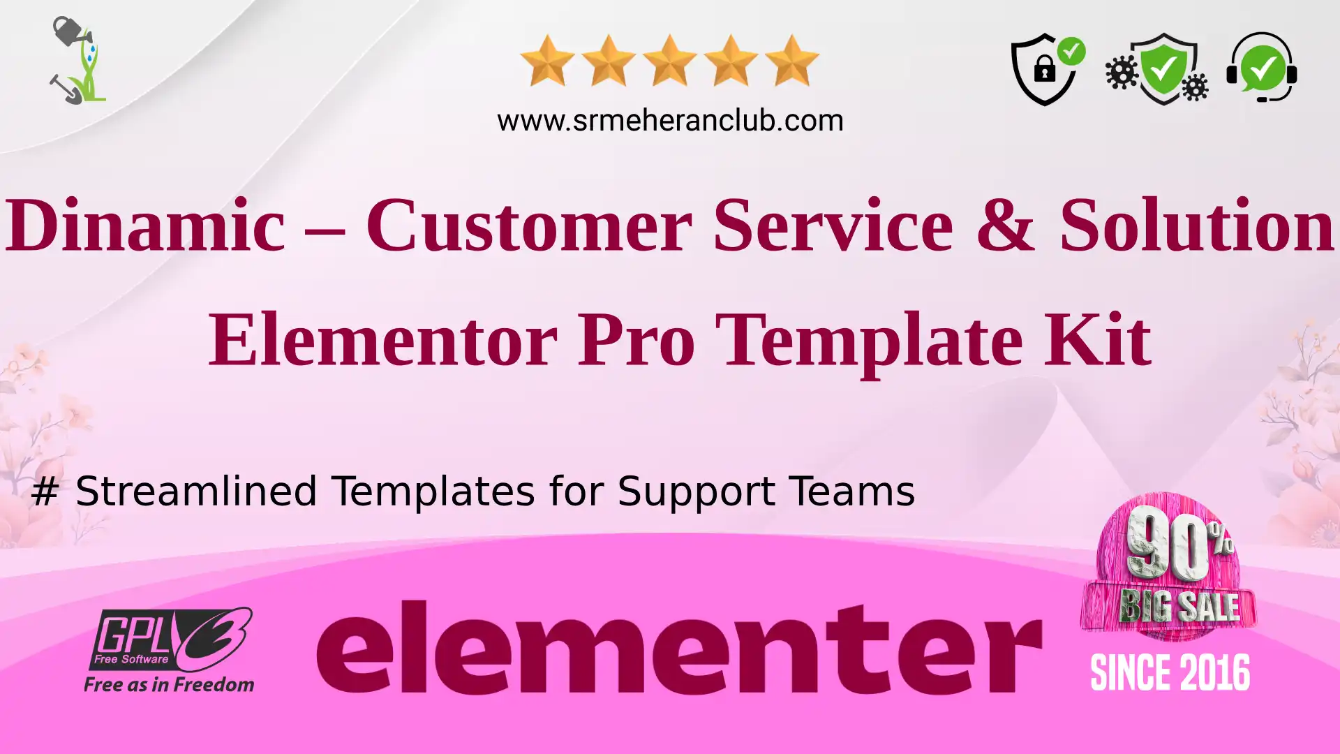Dinamic – Customer Service & Solution Elementor Pro Template Kit