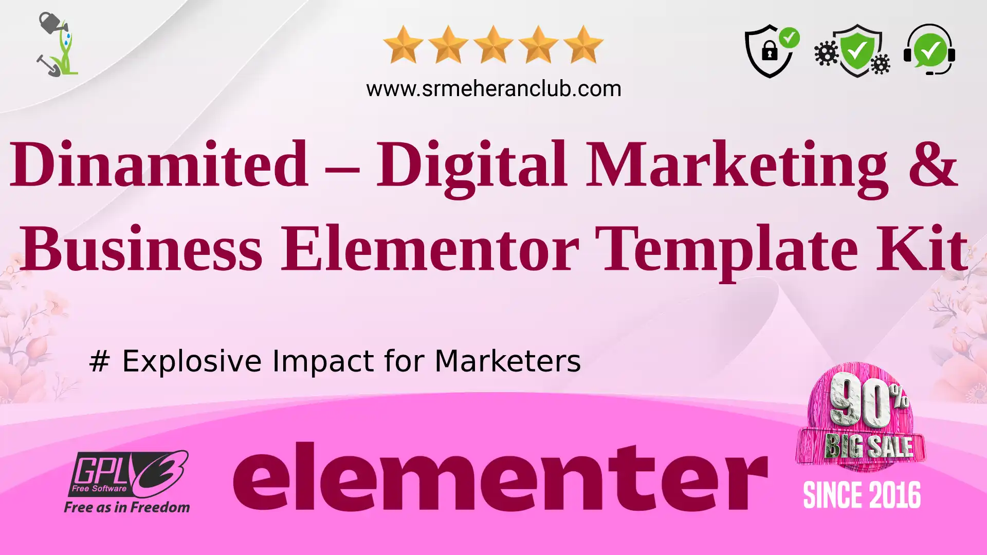 Dinamited – Digital Marketing & Business Elementor Template Kit — Elementor Kit by Themeforest