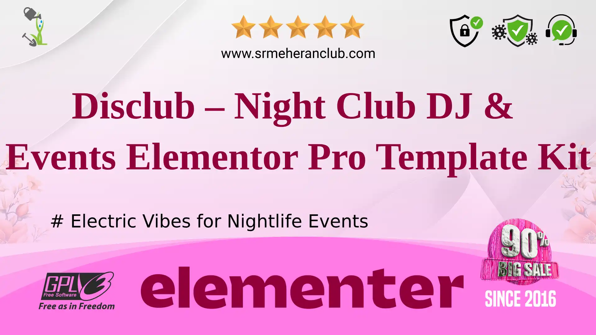 Disclub – Night Club DJ & Events Elementor Pro Template Kit — Elementor Kit by Themeforest