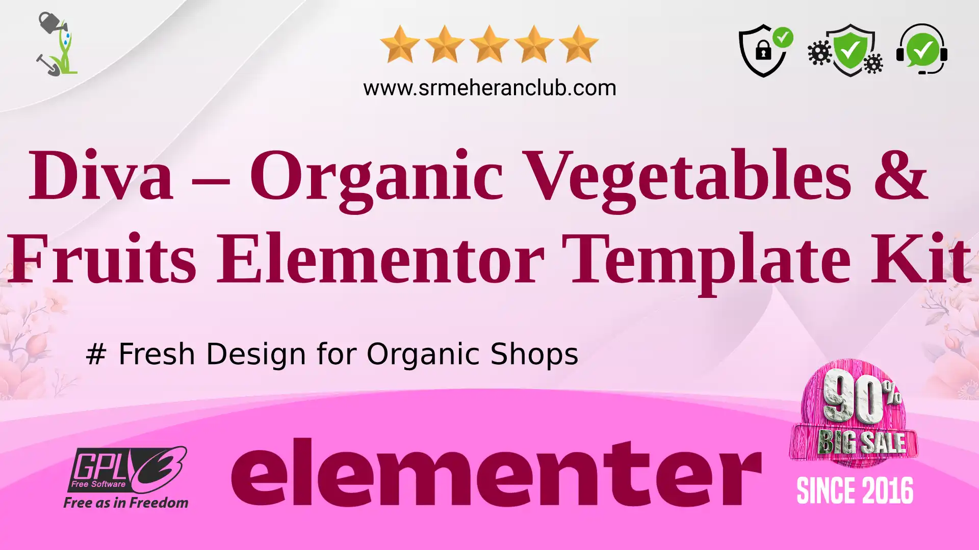 Diva – Organic Vegetables & Fruits Elementor Template Kit — Elementor Kit by Themeforest