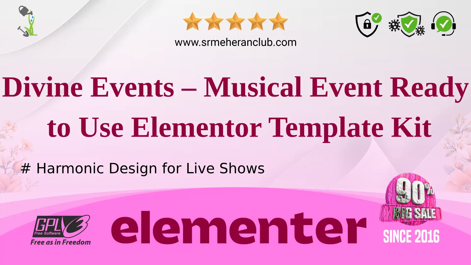 Divine Events – Musical Event Ready to Use Elementor Template Kit — Elementor Kit by Templatemonster