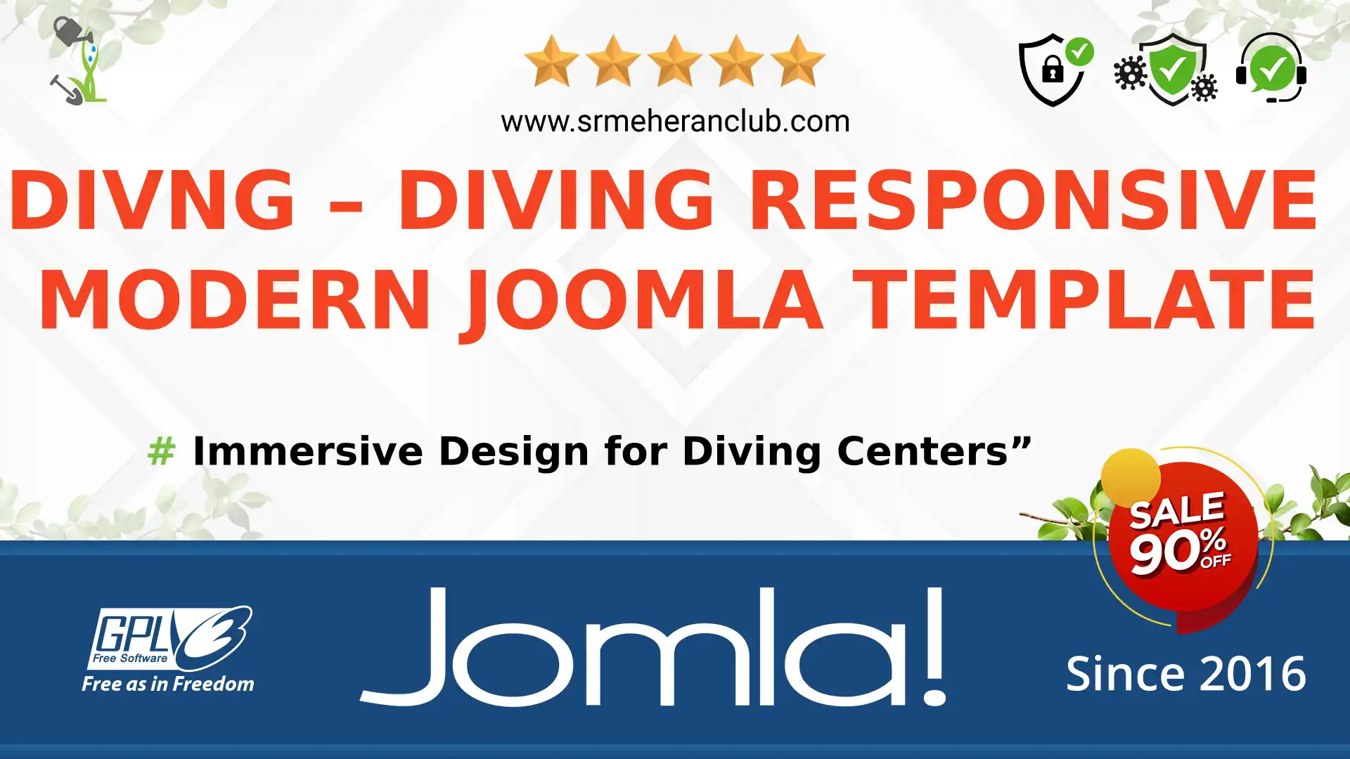 Divng – Diving Responsive Modern Joomla Template — Theme by Templatemonster