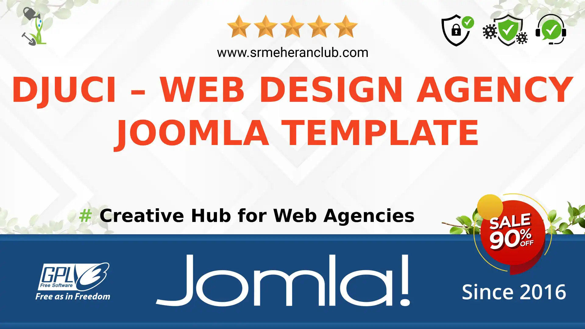Djuci – Web Design Agency Joomla Template — Theme by Templatemonster